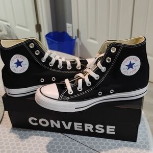Converse Black and White High-Tops